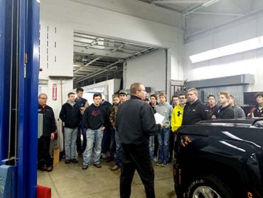 2017 Rydell Career Forum learning estimate process photo