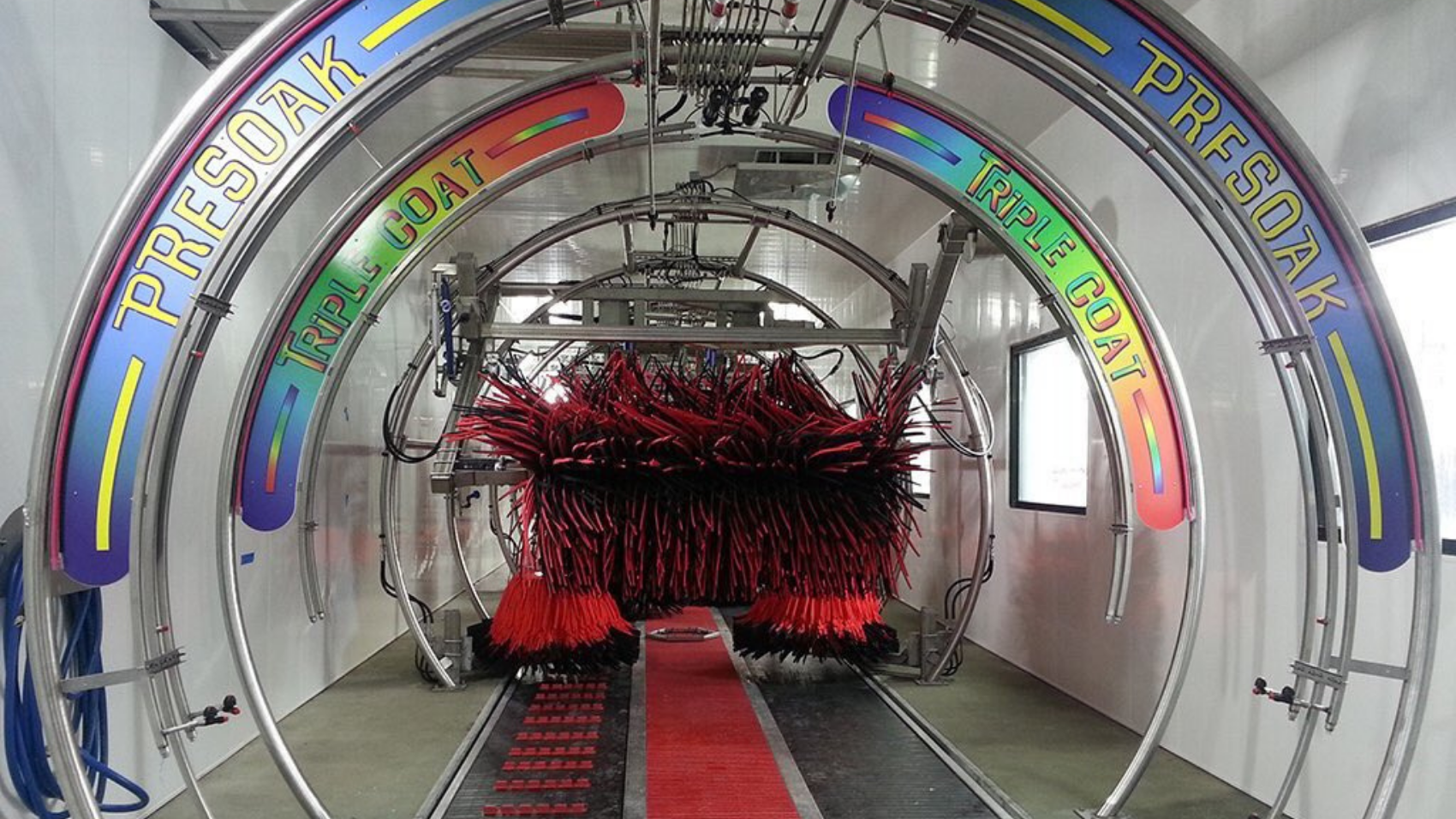 Inside of state-of-the-art Rydell Car Wash on Gateway.