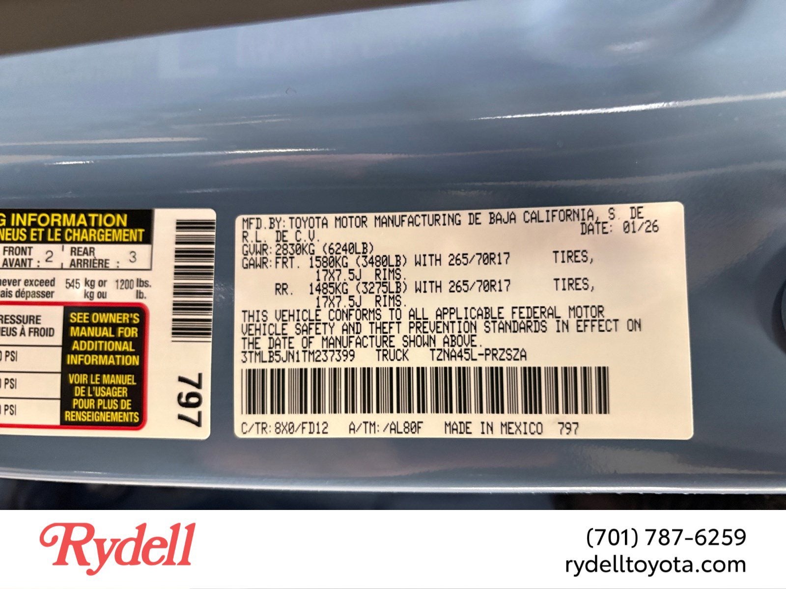 2026 Toyota Tacoma TRD Off-Road