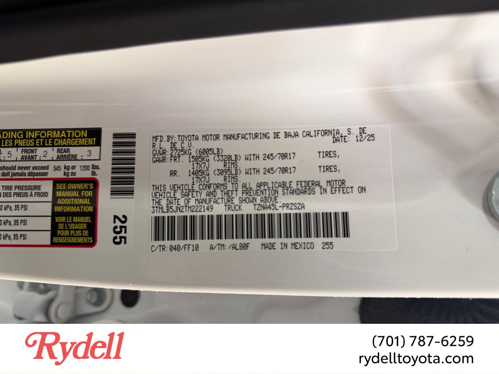 2026 Toyota Tacoma SR5