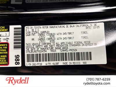 2026 Toyota Tacoma SR5