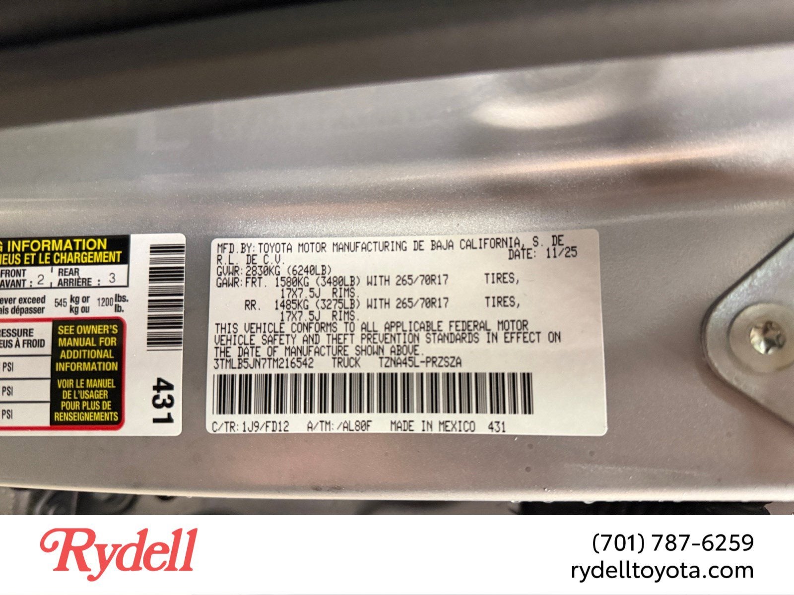 2026 Toyota Tacoma TRD Off-Road