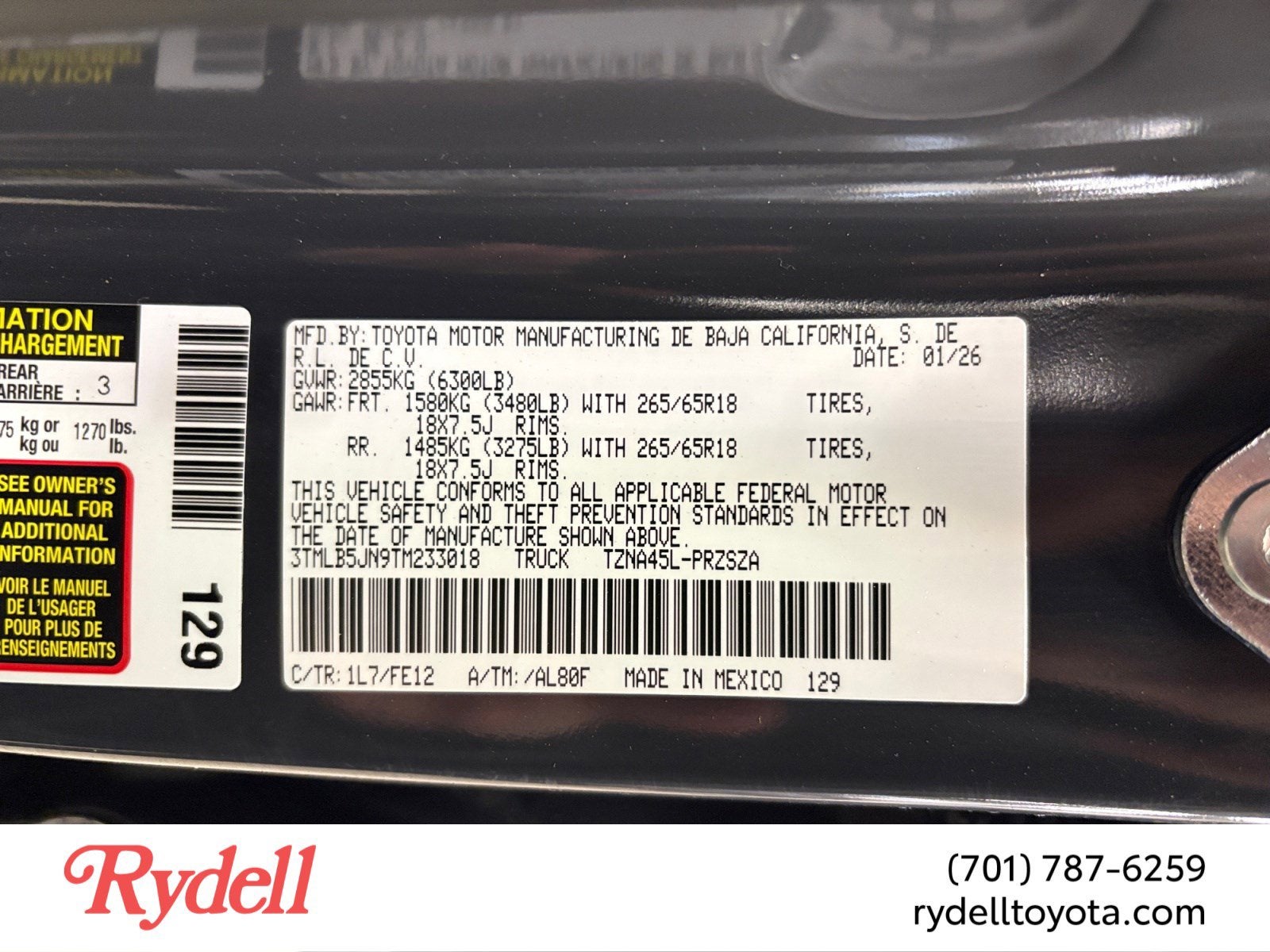 2026 Toyota Tacoma TRD Sport