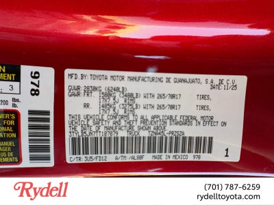 2026 Toyota Tacoma TRD Off-Road