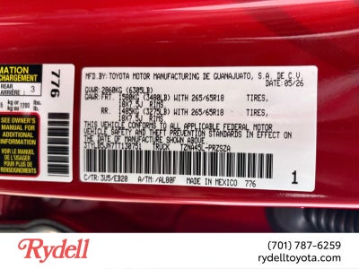 2026 Toyota Tacoma Limited