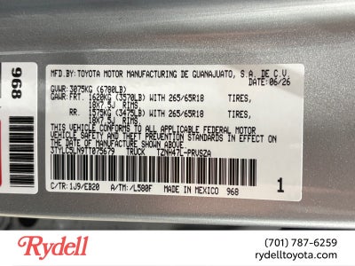 2026 Toyota Tacoma i-FORCE MAX Tacoma Limited