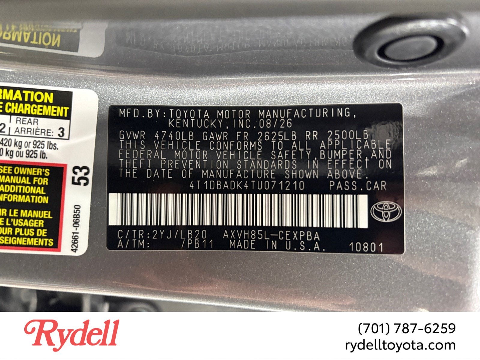 2026 Toyota Camry XSE AWD