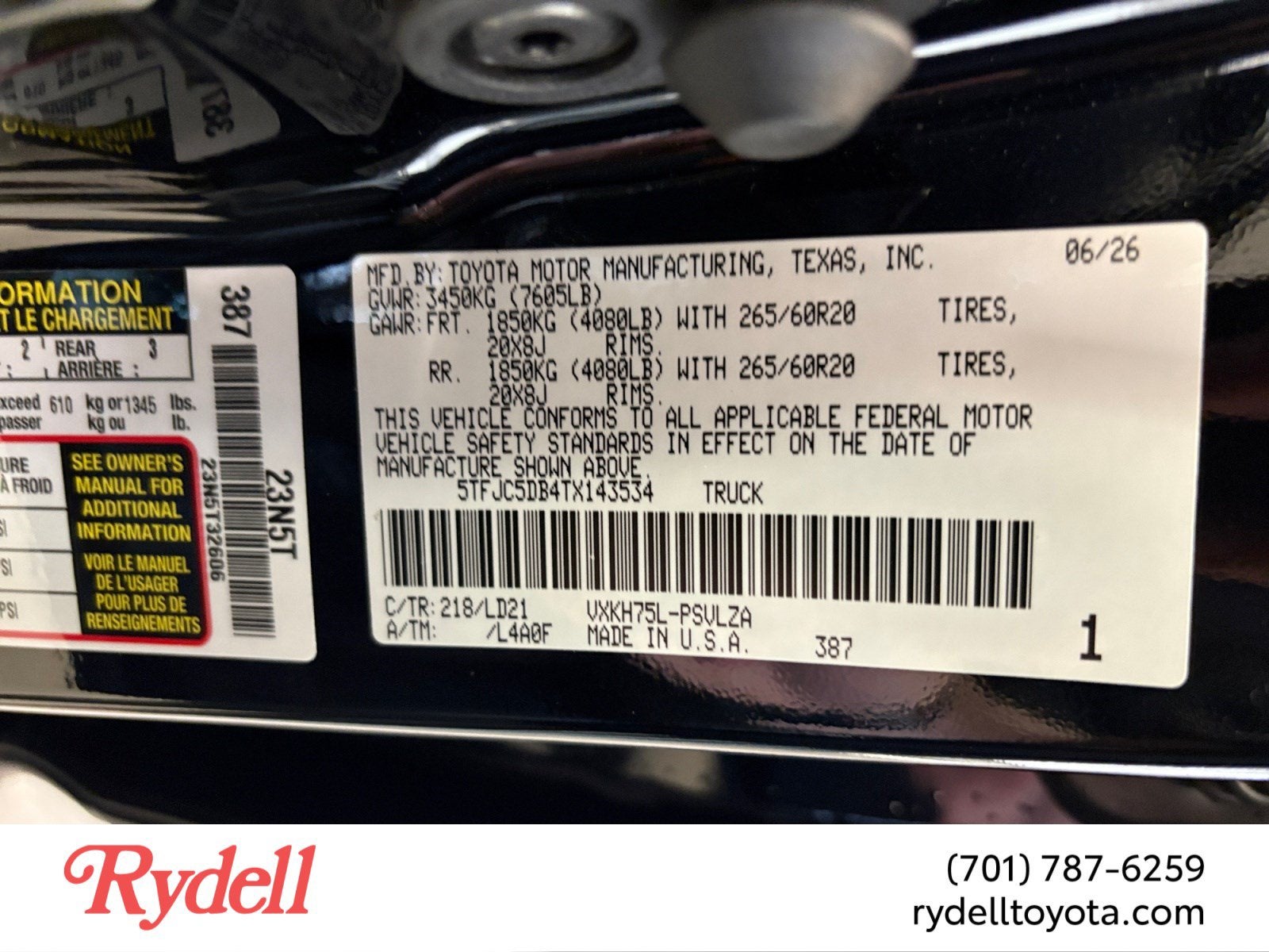2026 Toyota Tundra i-FORCE MAX Tundra Limited