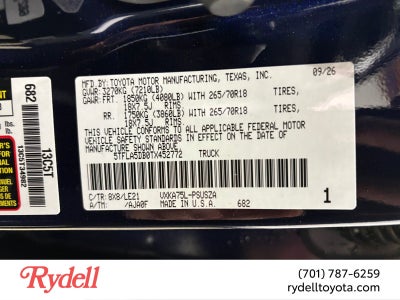 2026 Toyota Tundra SR5