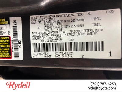 2026 Toyota Tundra SR5