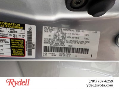 2026 Toyota Tundra SR5