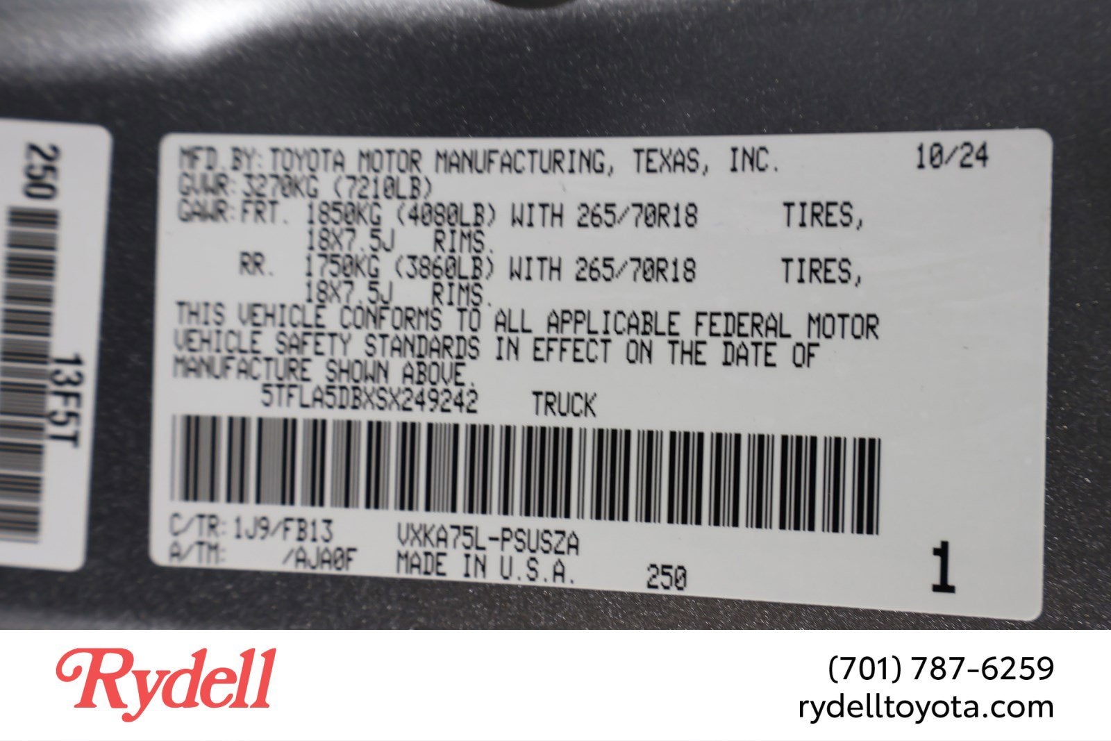 2025 Toyota Tundra SR5