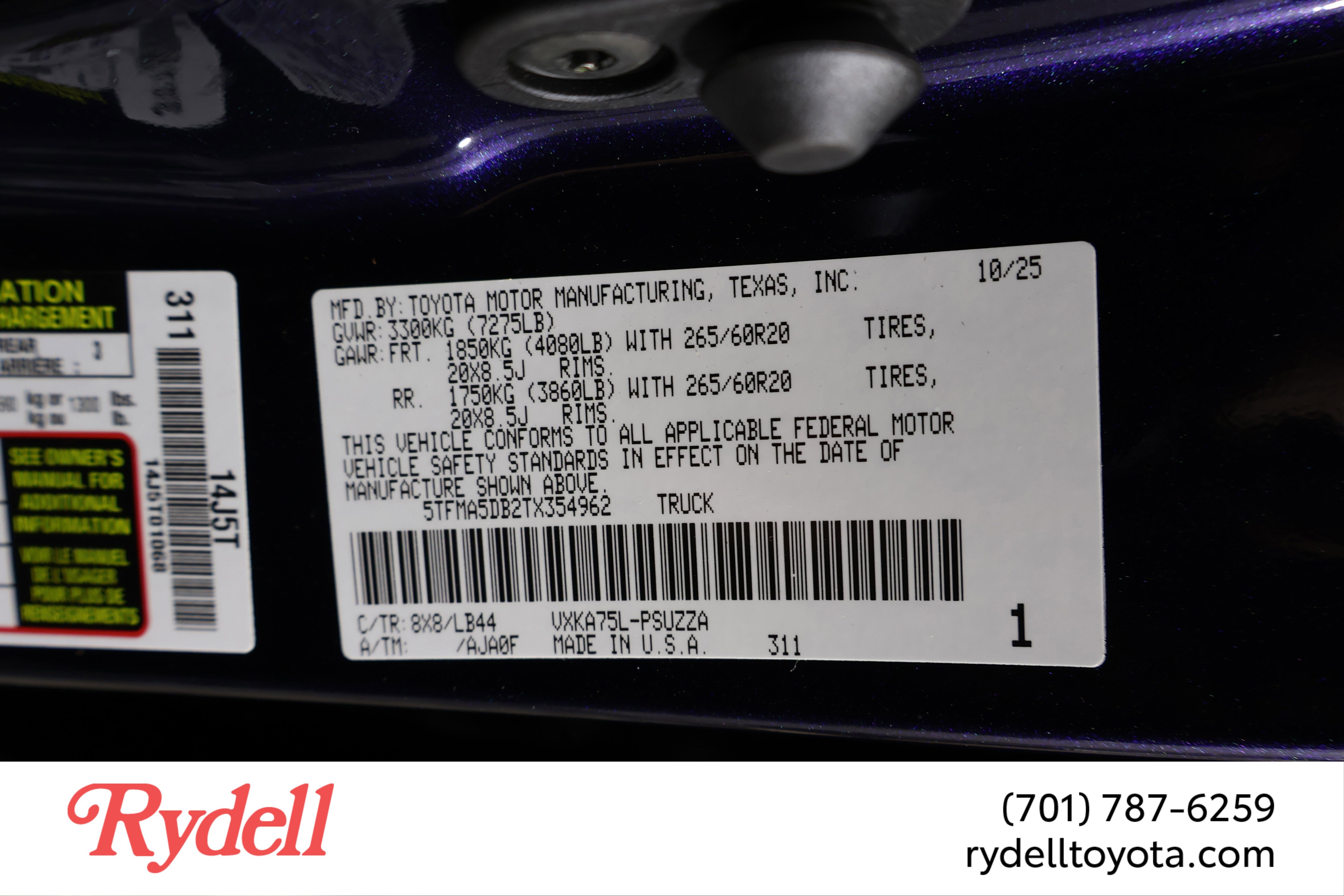 2026 Toyota Tundra 1794 Edition