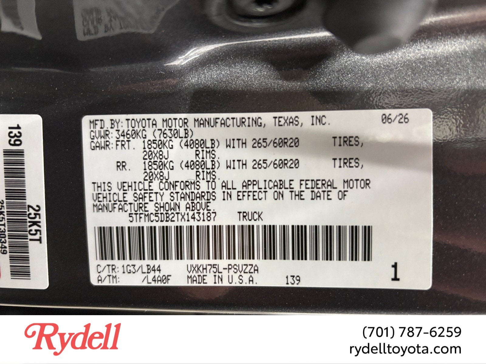 2026 Toyota Tundra i-FORCE MAX Tundra 1794 Edition