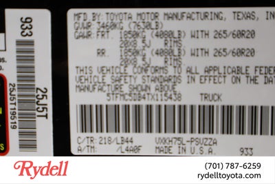 2026 Toyota Tundra i-FORCE MAX Tundra 1794 Edition