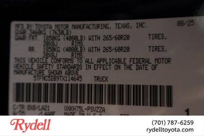 2026 Toyota Tundra i-FORCE MAX Tundra Platinum