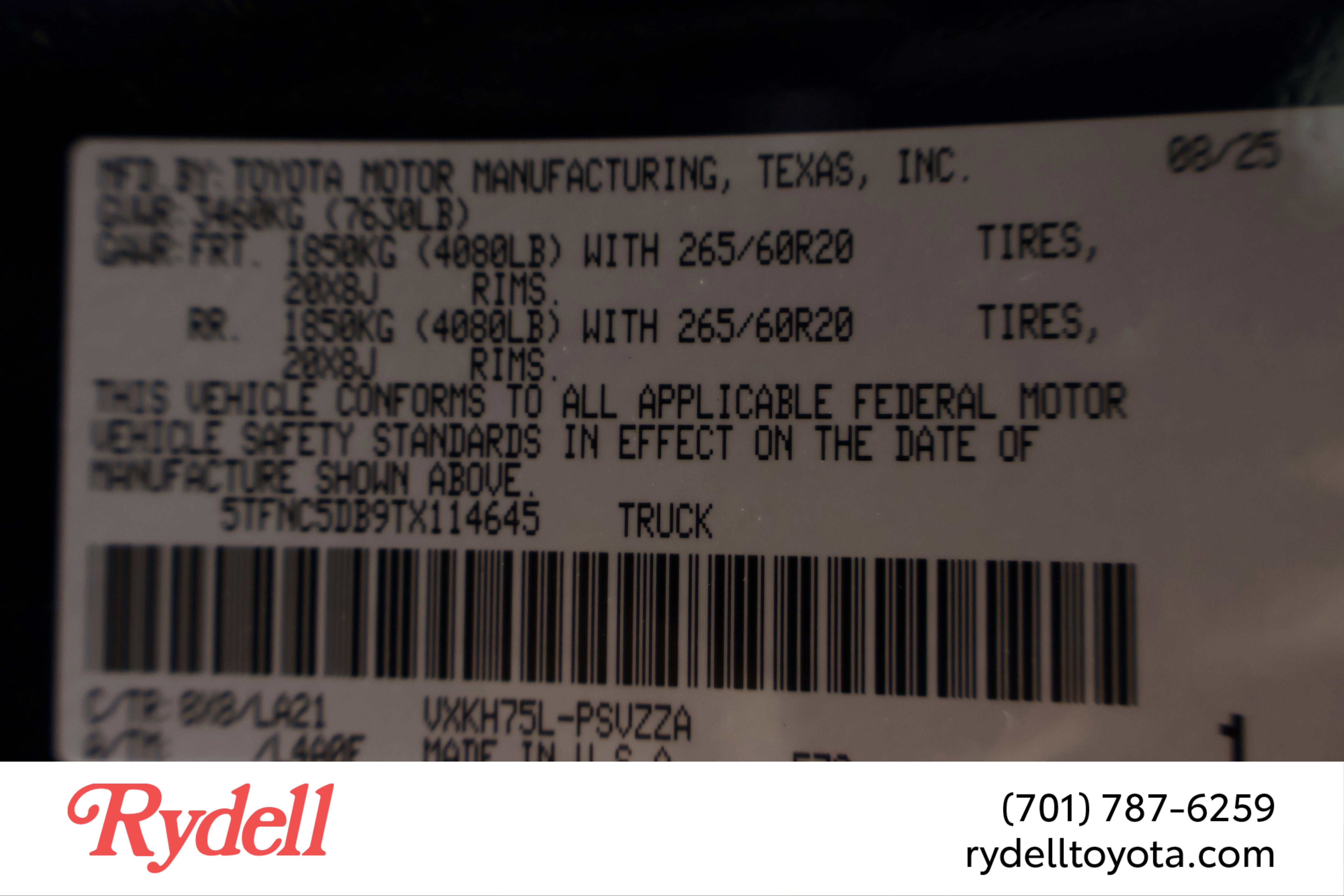 2026 Toyota Tundra i-FORCE MAX Tundra Platinum