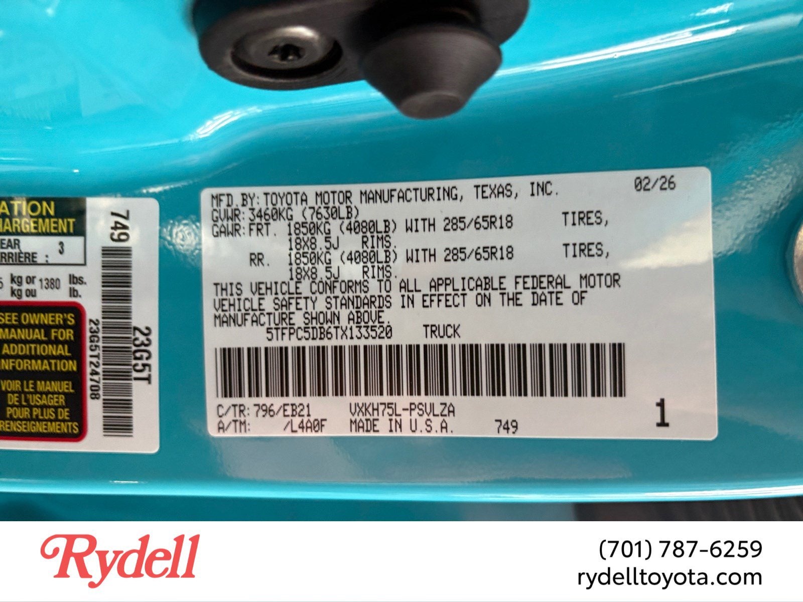 2026 Toyota Tundra i-FORCE MAX Tundra TRD Pro