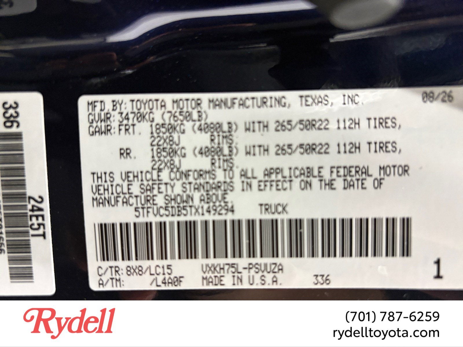2026 Toyota Tundra i-FORCE MAX Tundra Capstone