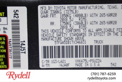 2026 Toyota Tundra Platinum