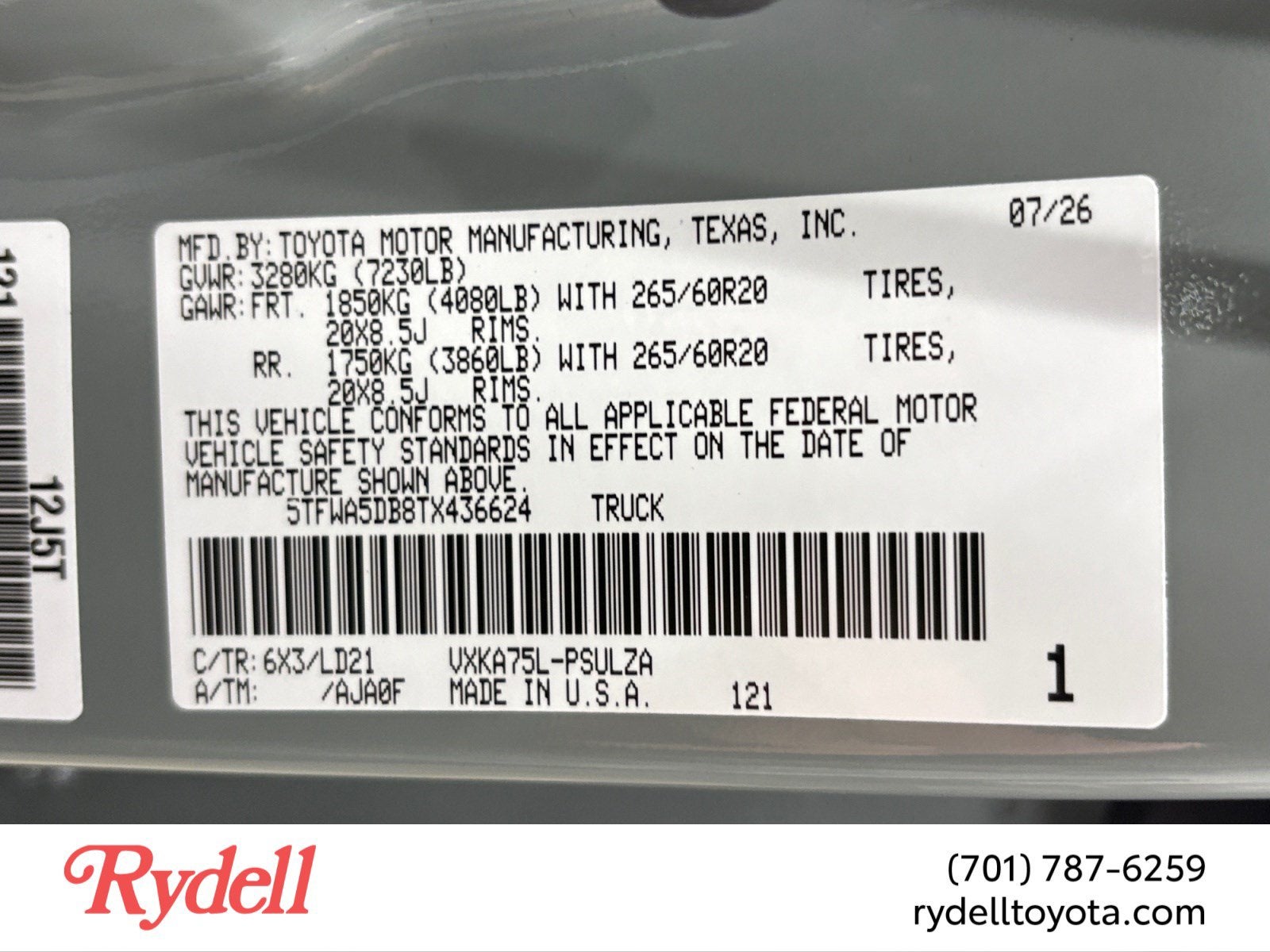 2026 Toyota Tundra Limited