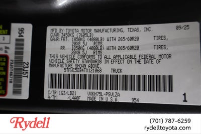 2026 Toyota Tundra i-FORCE MAX Tundra Limited