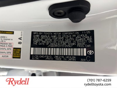 2026 Toyota Corolla Hybrid LE