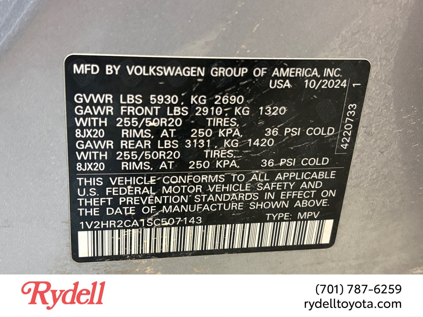 2025 Volkswagen Atlas 2.0T SE w/Technology