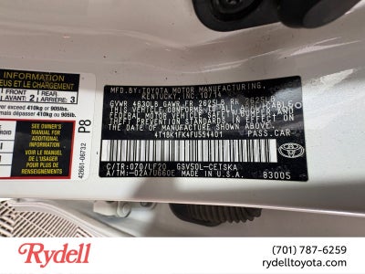 2015 Toyota Camry XSE