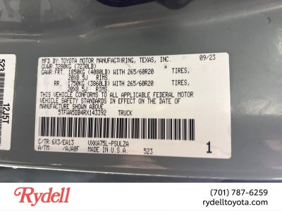 2024 Toyota Tundra 4WD Limited