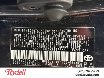 2019 Toyota Corolla XLE