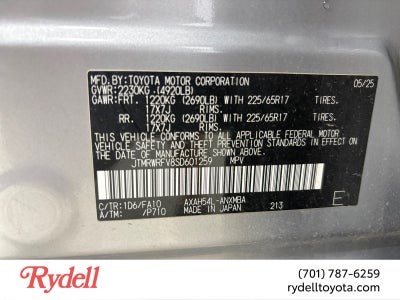 2025 Toyota RAV4 Hybrid XLE