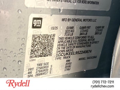 2025 Chevrolet Silverado 1500 RST
