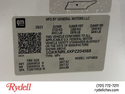 2023 GMC Acadia SLE
