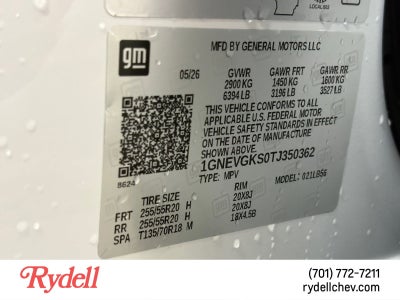 2026 Chevrolet Traverse LT