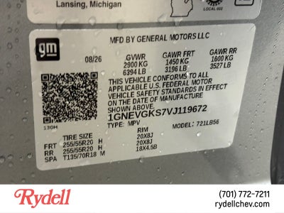 2027 Chevrolet Traverse LT
