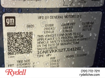2026 Chevrolet Traverse High Country