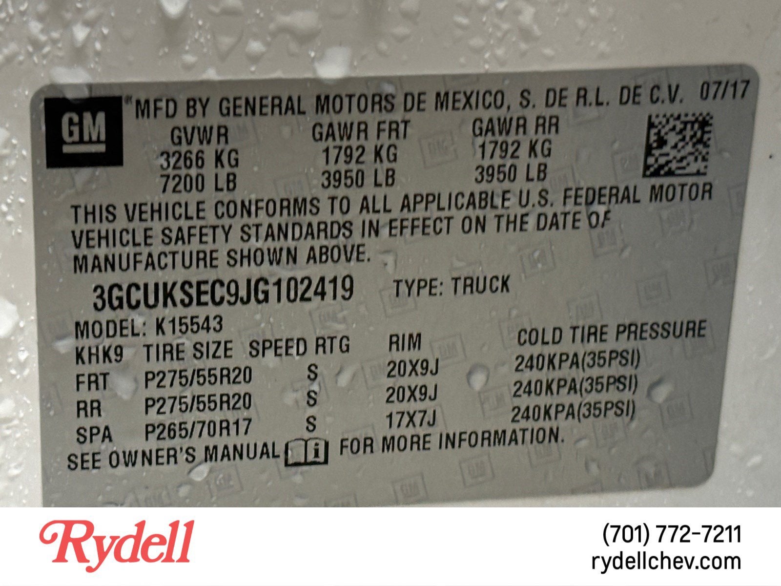 2018 Chevrolet Silverado 1500 LTZ