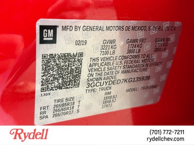 2019 Chevrolet Silverado 1500 LT