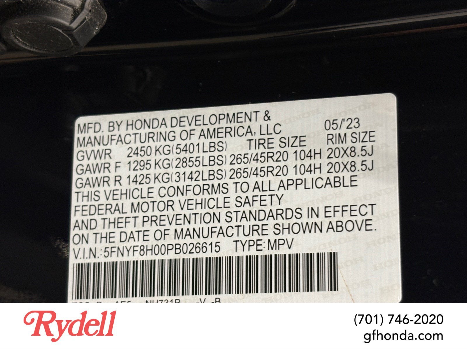 2023 Honda Passport AWD Elite