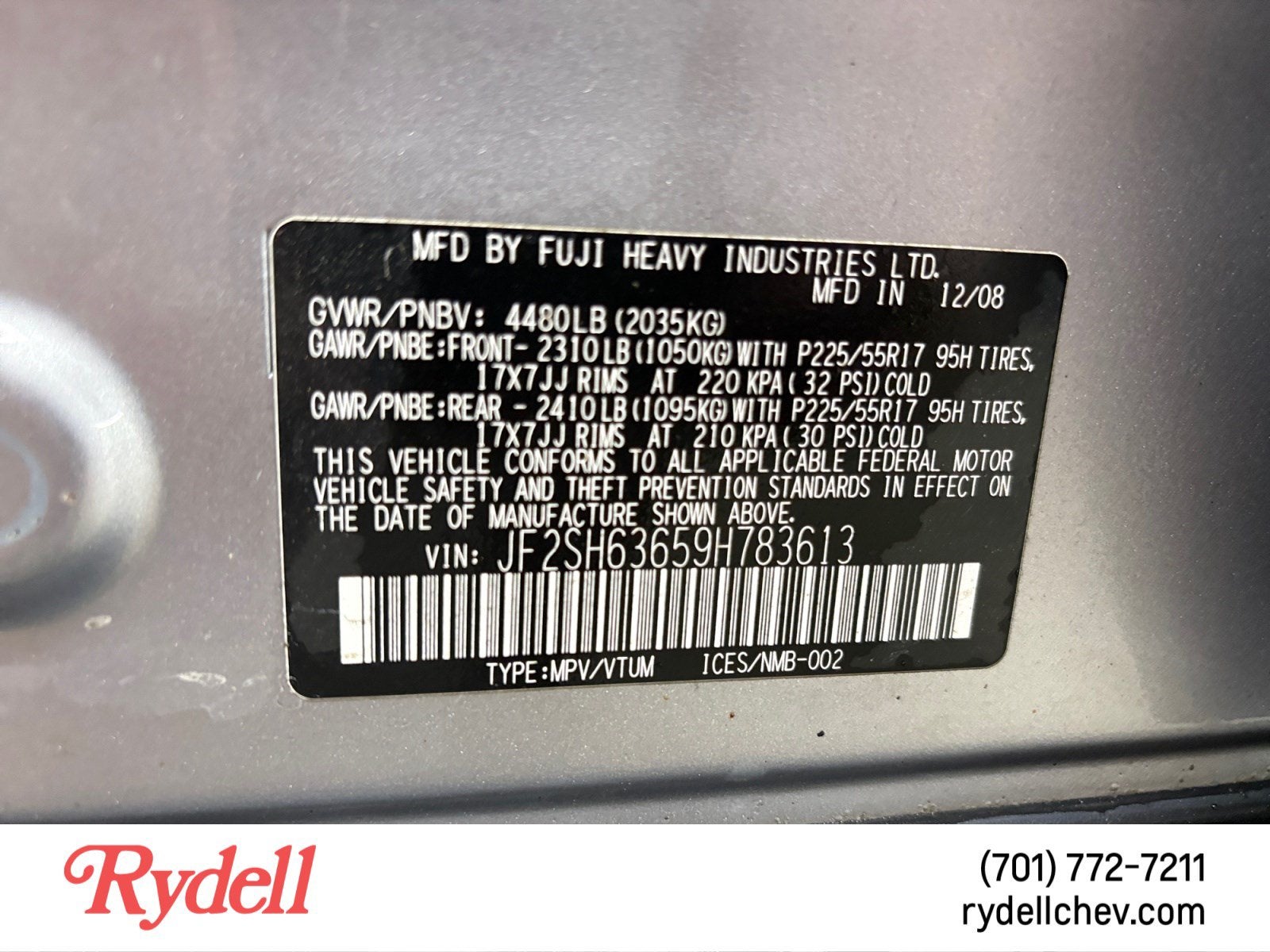 2009 Subaru Forester 2.5X