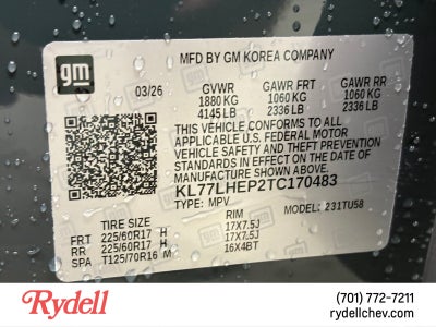2026 Chevrolet Trax LT