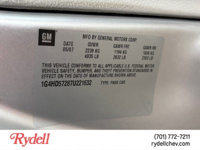 2007 Buick Lucerne V6 CXL