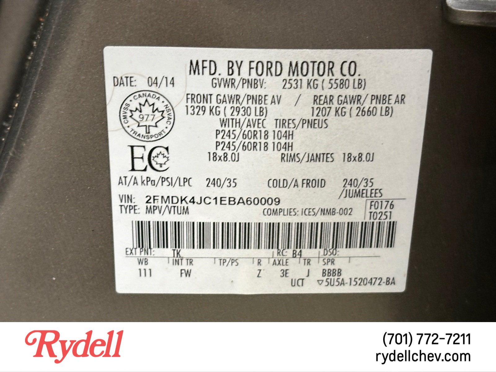 2014 Ford Edge SEL