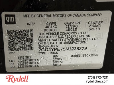 2022 Chevrolet Silverado 2500 HD LTZ