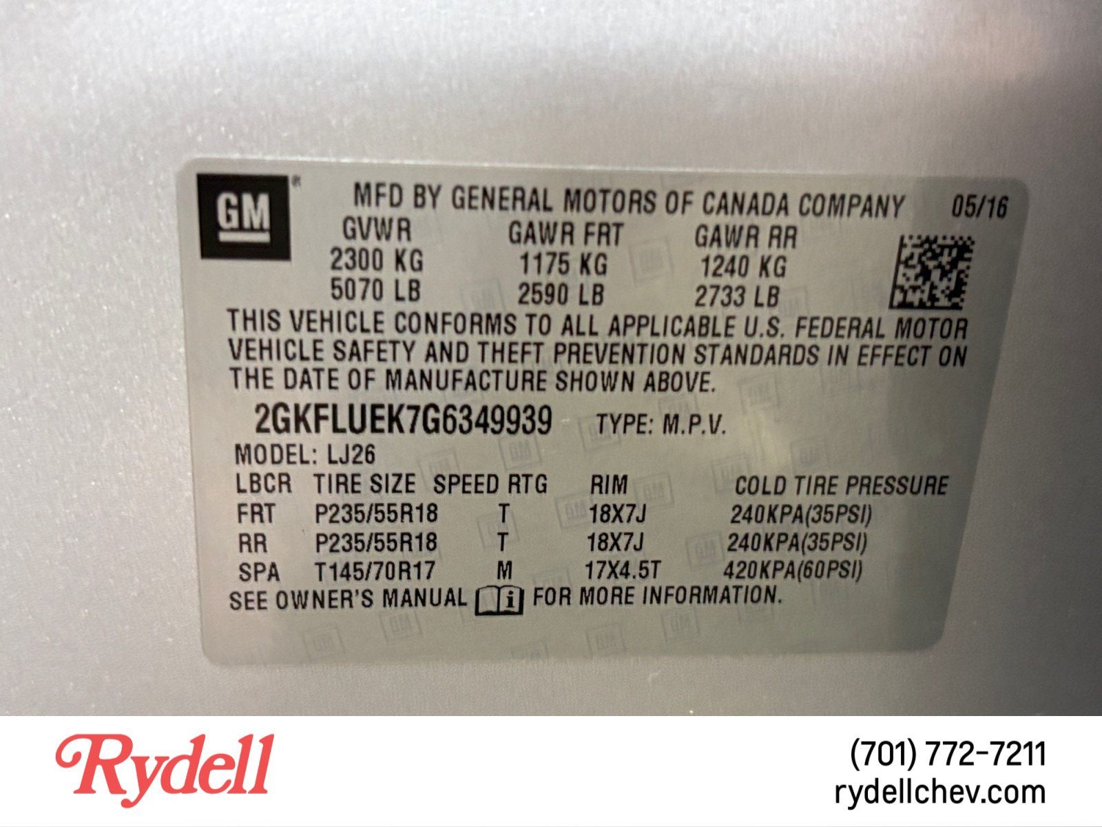 2016 GMC Terrain SLT