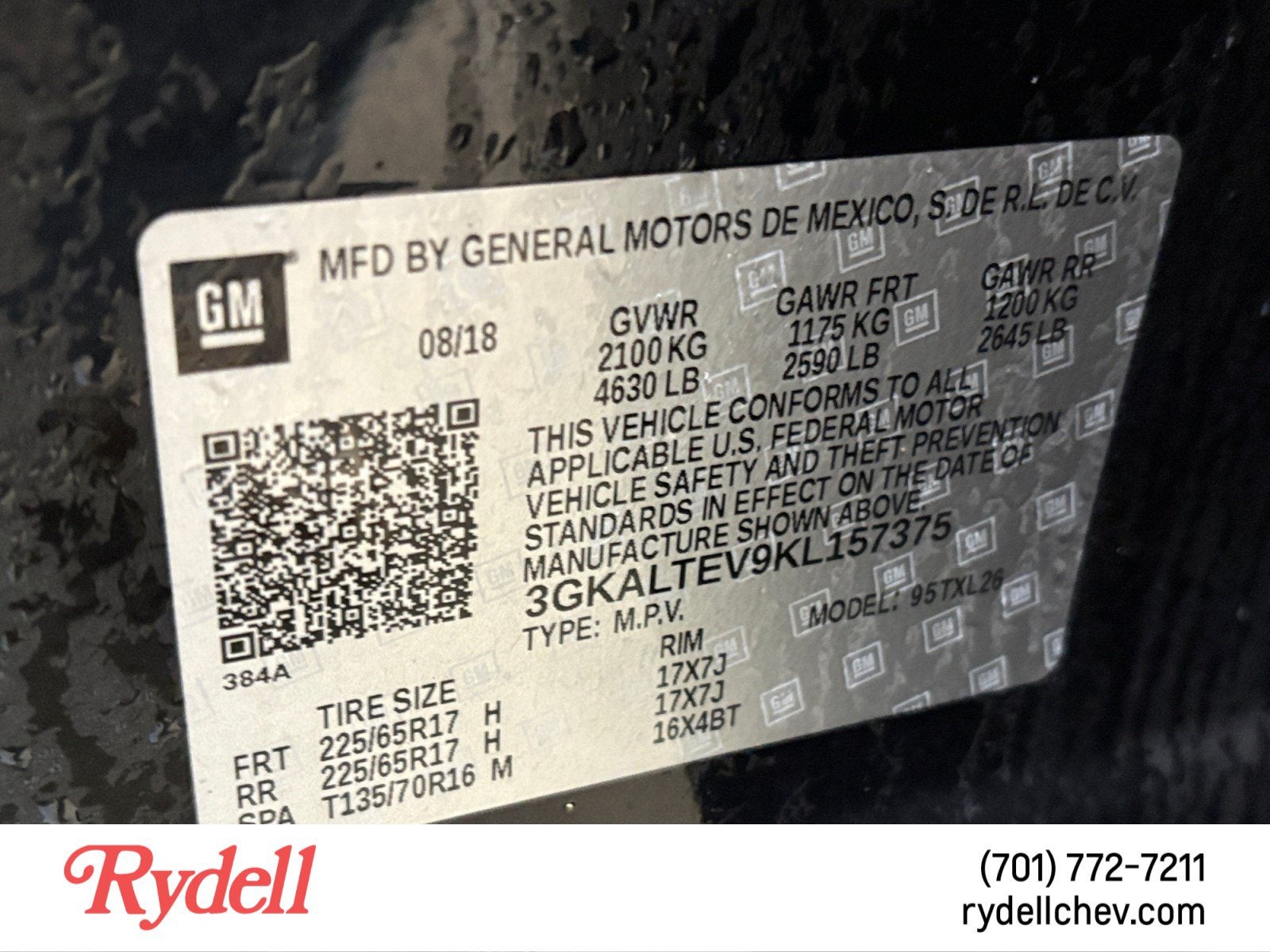 2019 GMC Terrain SLE