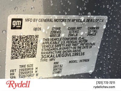 2027 GMC Terrain Elevation