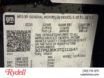 2026 GMC Sierra 1500 Elevation
