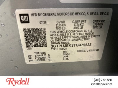 2026 GMC Sierra 1500 Elevation